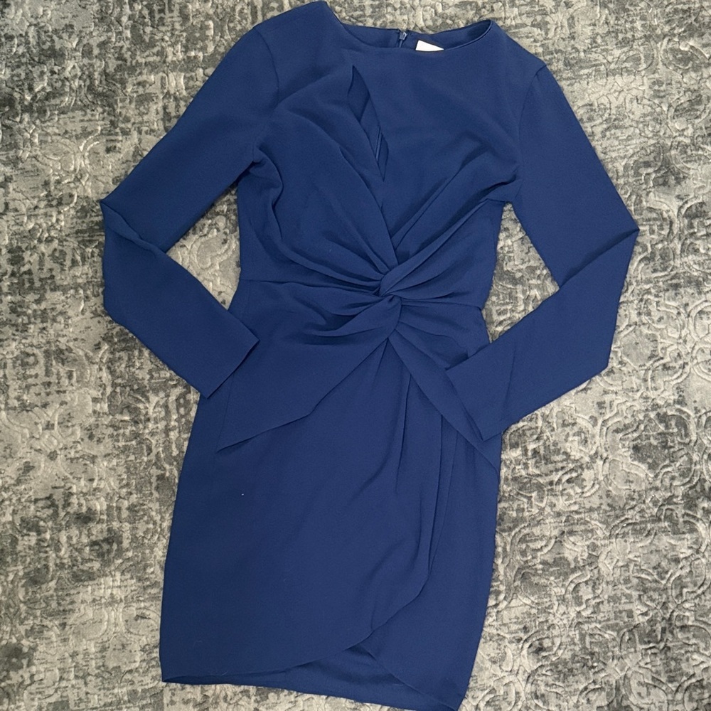 Dress the Population Coby Twisted Wrap Dress